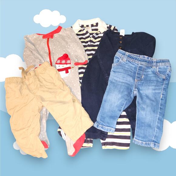 Baby Boy Bundle 6 to 12 months Old Navy, Rivalry, Threads 91, Gymboree, Carters - Picture 2 of 11